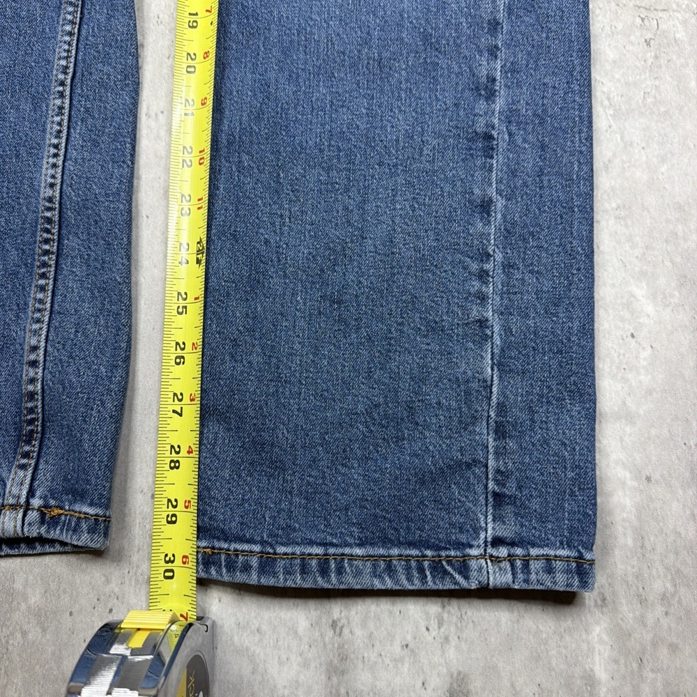 Levis 514 Jeans Mens 32x30 Blue Medium Wash Straight Leg Denim Pants Casual - Picture 7 of 10